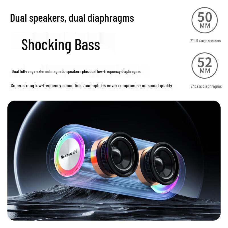 Newmen BT76 Portable Bluetooth Speaker