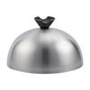 Versatile Stainless Steel Burger Cover Frying Pan Dome Basting Lid for Cooking Barbecue Teppanyaki Hamburger Griddle