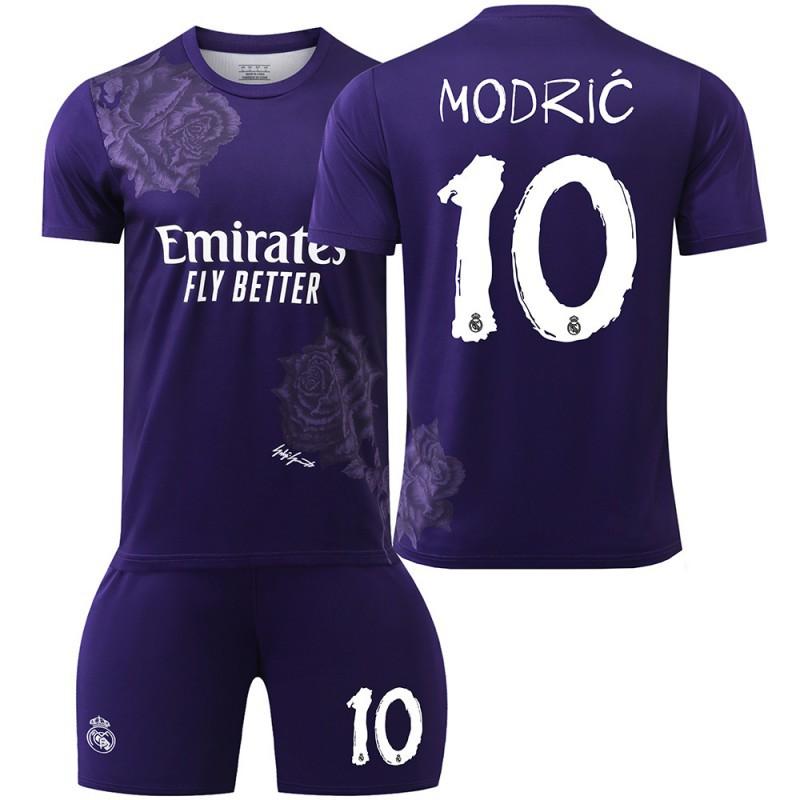 2425 Y3 Fußballtrikot mit Co-Branding Nr.. 7 C Rovinicius 5 Bellingham 10 Mbabpe Trikot Set
