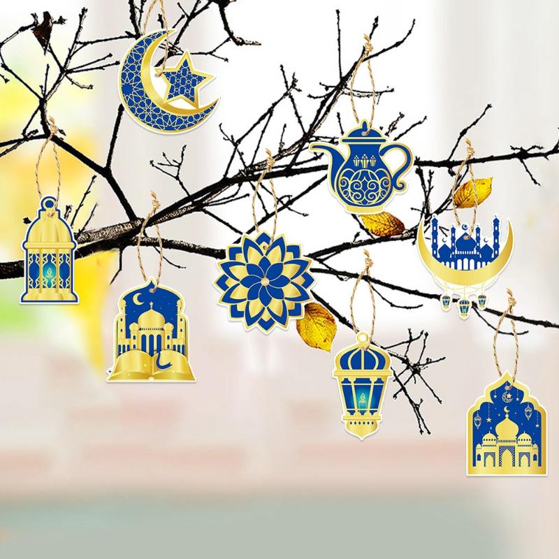 Eid Mubarak Decor Hanging Tag Ramadan Decoration Ramadan Kareem Eid Al Adha Islamic Muslim Party Decor