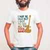 I May Be Old But I Got To See All The Cool Bands Guitarist Rock Men's T-Shirt