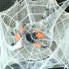 300g Cotton & 60 Spider Decorations: Haunted House Halloween Web Film Set