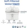 Bwt eau filtrée extra soft - lot de 3 | réduit le calcaire, le chlore, le plomb et le cuivre | pour l'eau à partir de 26,7 °f |