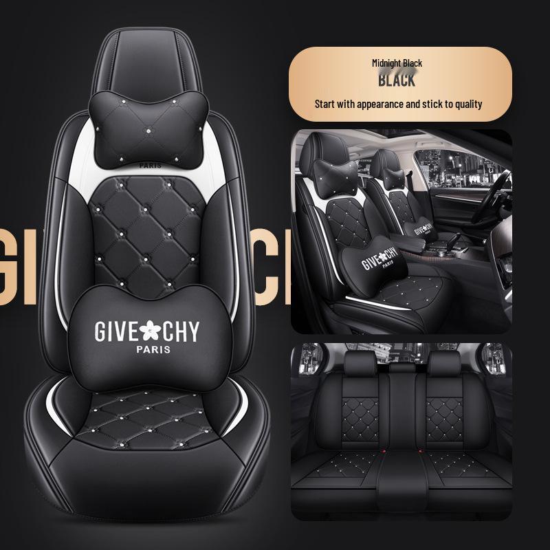 Purple Leather Car Seat Cushion Cover for Haoying CR-V, Xingchen, Changan CS55