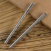 Stainless Steel Bamboo Style Ballpoint Pen – Metal Business Gift & Student Stationery