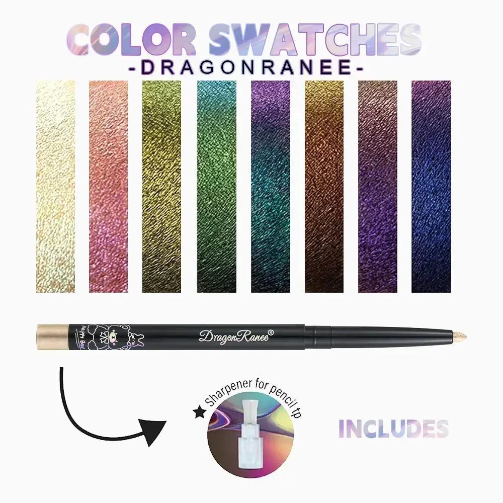 MultiChrome Aurora Chameleon Eyeliner Pencil Lasting Glitter Eyeshadow Lying Silkworm Pen Waterproof Beauty Cosmetics Eye Makeup