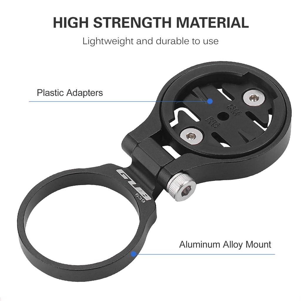 Bike Computer Stem Mount Adjustable Cycling Stem Mount Replacement for Garmin Wahoo Bryton Cateye