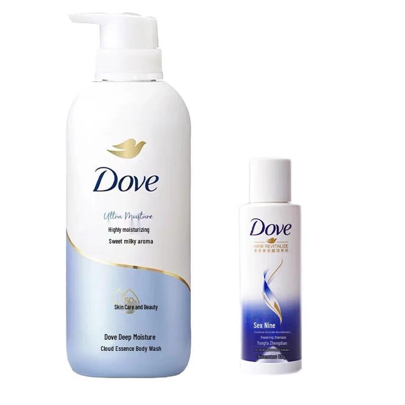 Dove Sweet Milk Scent Shower Milk & Shampoo Set