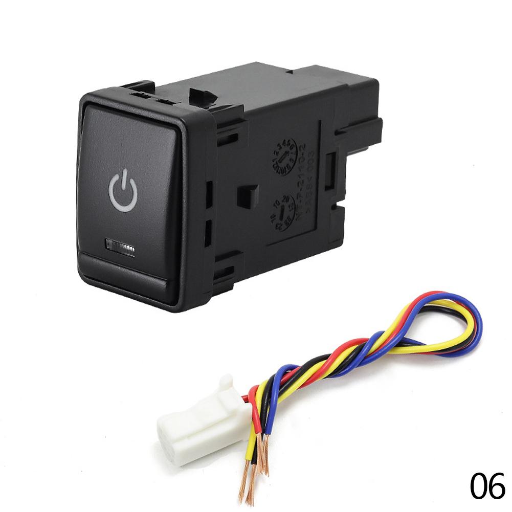 1PC fan Rearview mirror folding After Fog Light Driving recorder radar Front Fog Light Switch Button For Nissan X-TRAIL 14-20