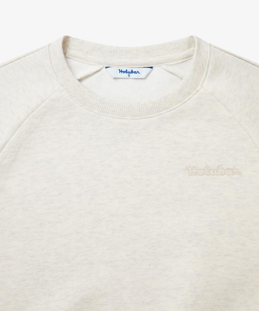 Holluba Basic Logo Sweatshirt W Oatmeal