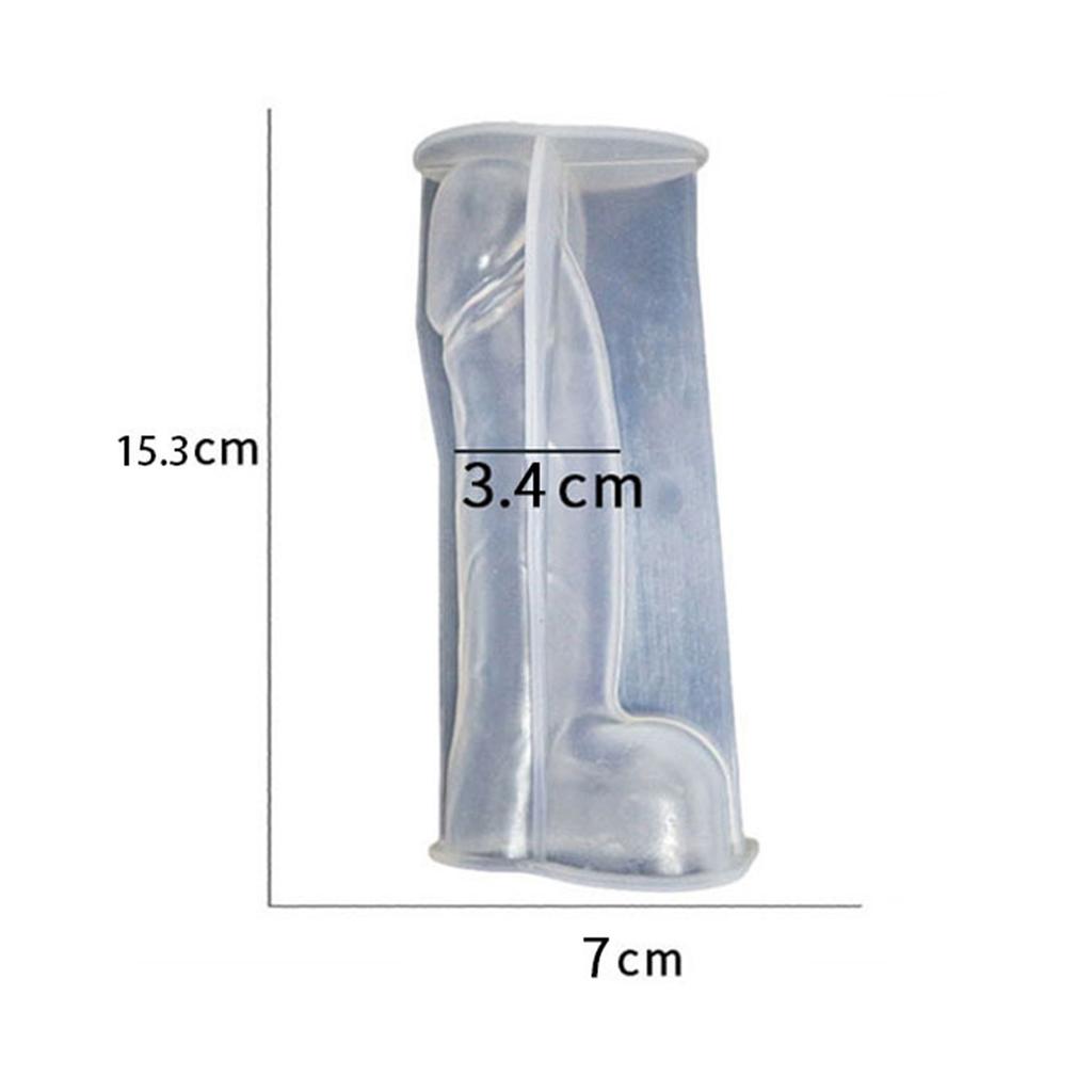 Mens Silicone Genital Candle Mold Reusable Crafting Mold Scented Candle Resin Items