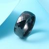 Anello in Ceramica Nero Bianco 3mm 8mm Minimalista Anelli Splendidi Gioielli in Ceramica Carino Elegante Minimalista Regalo Idea Regalo Donna Uomo Minimalista Dito