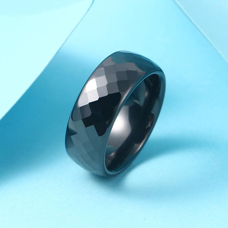 Anello in Ceramica Nero Bianco 3mm 8mm Minimalista Anelli Splendidi Gioielli in Ceramica Carino Elegante Minimalista Regalo Idea Regalo Donna Uomo Minimalista Dito