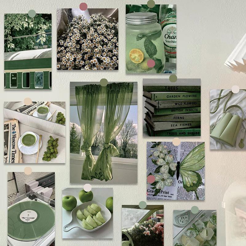 15pcs/set INS Postcards Vintage Decorative Card Photo Props Diy Wall Background Home Decoration Bedroom Wall Sticker Posters