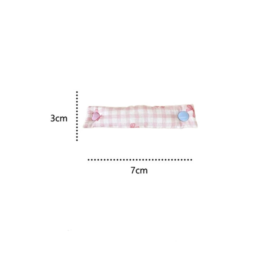 Data Cable Storage Buckle Flower Pattern Charging Cable Winder Headphone Cable Storage Fabric Cute Fixed Organization Tools