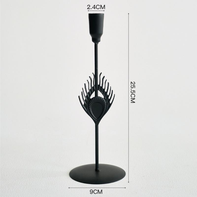Metal HandicraftsRetro Candlelight Dinner Props Romantic Table Decorations Candlestick Ornaments