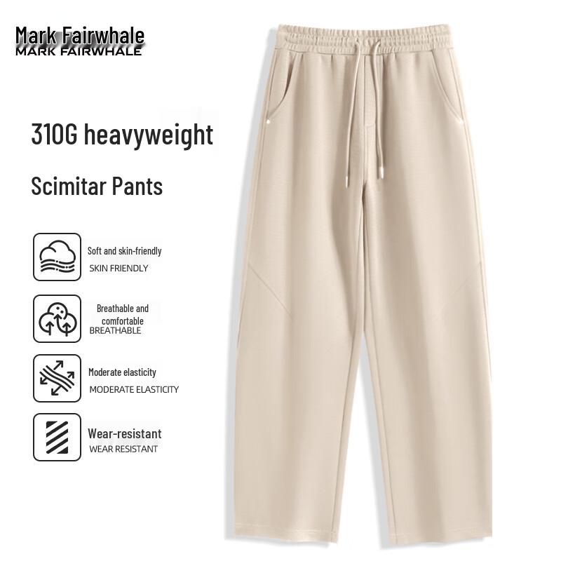 Mark Fairwhale Men's Heavyweight Curved Straight-Leg Sweatpants