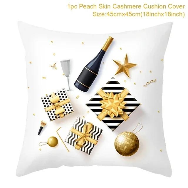 Christmas Themed Pillowcases Car Accessories Office Santa Claus Guest Sofa Home Pillowcases