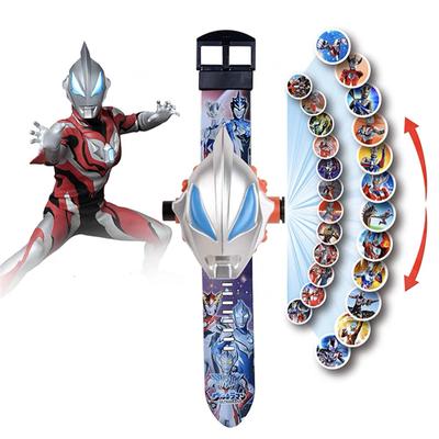 Anime Ultraman Çocuklar Saatler Çocuk Izle Oyuncak Sevimli Karikatür Projeksiyonları Flaş Işık Saat Doğum Günü Hediyeleri ile