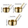 Measuring Cup Stainless Steel Sauce Cup Non-Rust 50/80/100Ml Seasoning Bowl With Handle Mini Sauce Pan Gravy