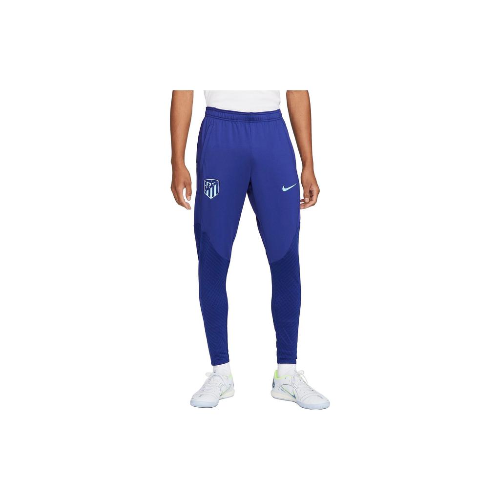 Nike Strike Atletico Madrid Training Series Logo Print Comfortable Football Pants Men Bottoms Dark-Blue DM2526-455
