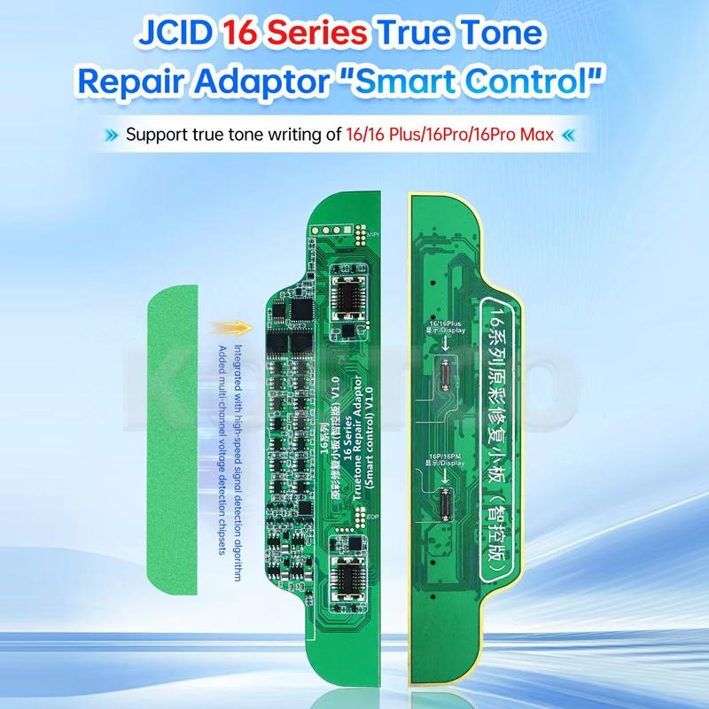 NEW JCID JC V1SE V1S PRO Dot Matrix Face LCD True Tone Photosensitive Original Color Fingerprint Battery Board for IPhone X-16pm