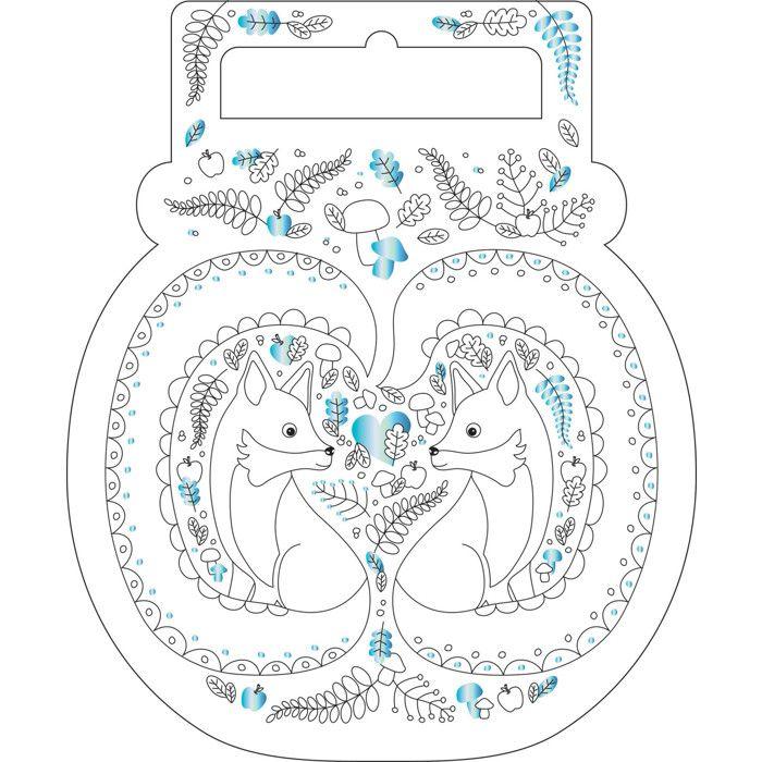Carnet de coloriage enfant avec foil 24 pages Animaux câlins