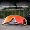 Cycling Goggles High-Contrast Color-Changing UV400 Lenses Windproof for Road Biking & Outdoor Activities