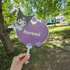 4 typy originálních vějířů s postavičkami Sanrio jako dárek, populární postavička v Koreji