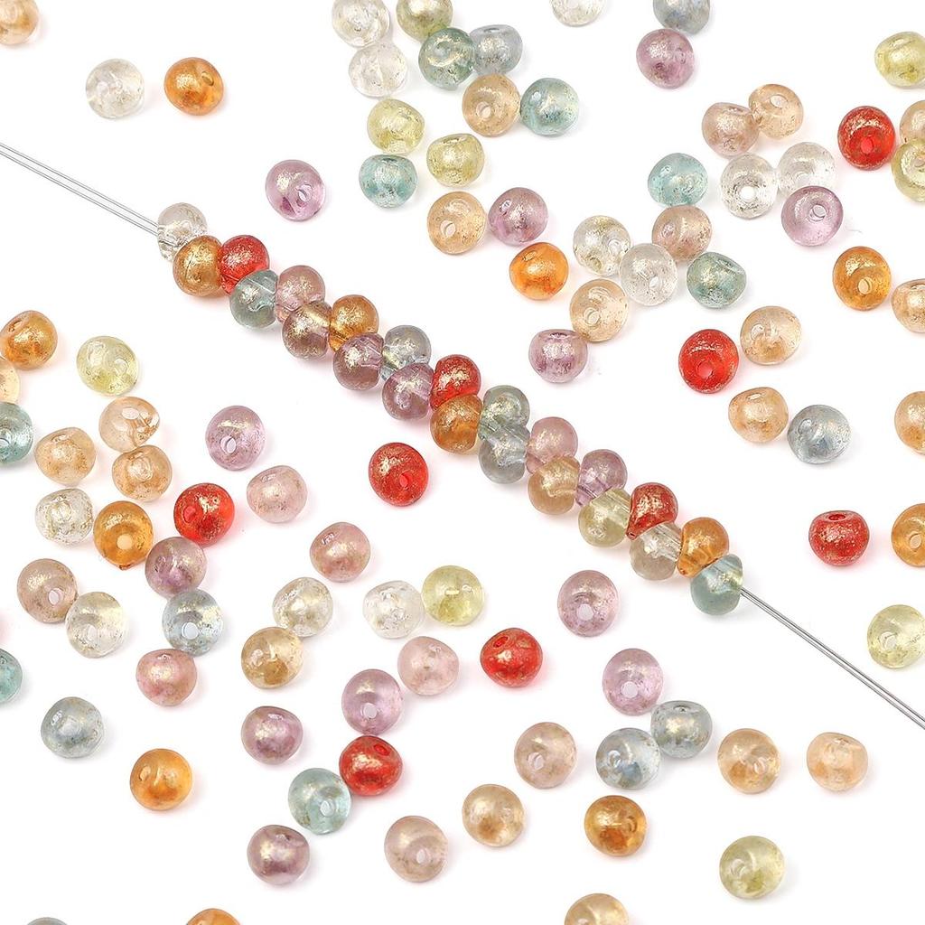 100 stk Akrylperler Anheng Gjennomsiktige Perle Vanndråpeperler For DIY Armbånd Halskjede Smykkefremstilling