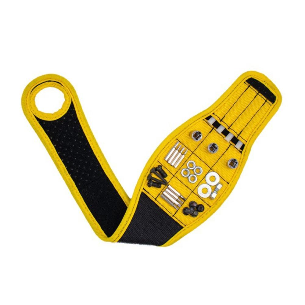 Repair Tool Wristband Toolkit Bag 9 Magnets Wrist Tool Holder Screw Holder Wristband Electrician