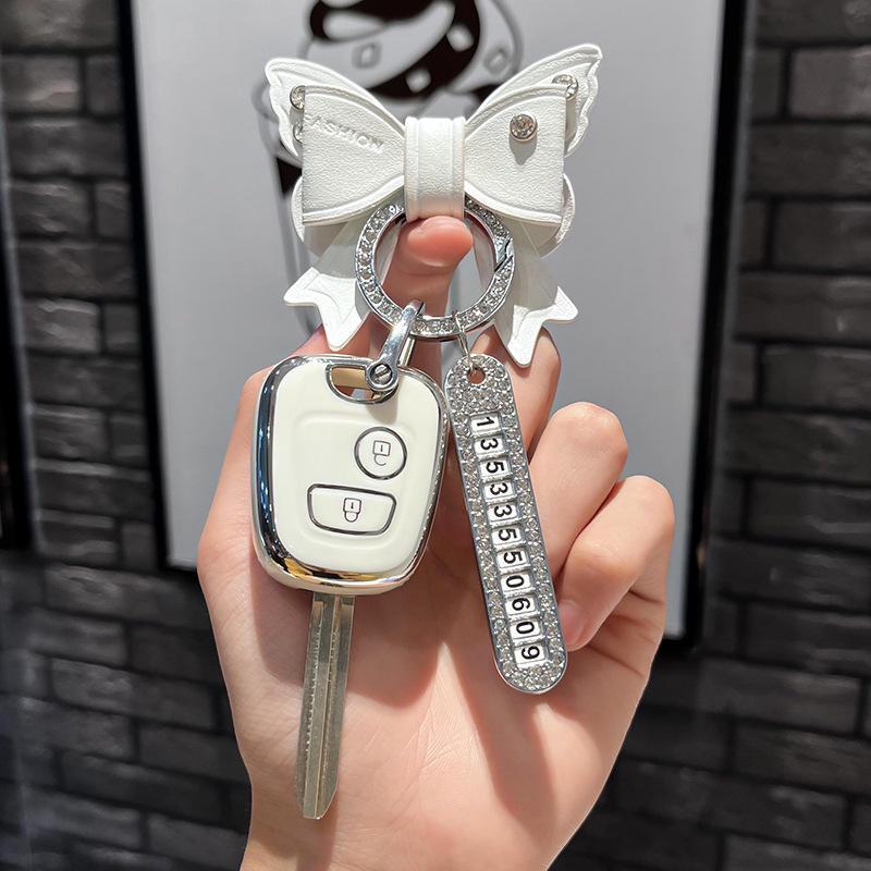 Protective Cover for Original Dongfeng Peugeot Straight Car Key. Suitable for Peugeot 206, 207, 307 Remote Control Keys.