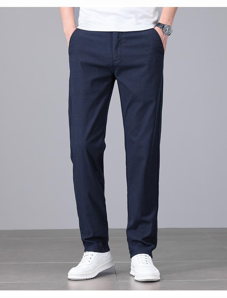 Linen Breathable Light Business Commuter - Spring/Summer New Men's Straight Casual Pants