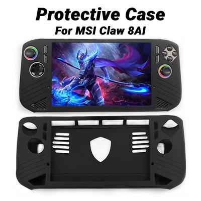 For MSI Claw 8AI Handheld Console Silicone Case Shockproof Protective Case Protector Cover for MSI Claw 8AI Handheld Accessories