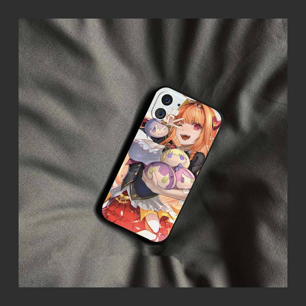 Kiryu Coco Anime H-hololive Phone Case For IPhone 17 Air 16 15 14 13 Pro Max 11 12 Black Silicone Cover