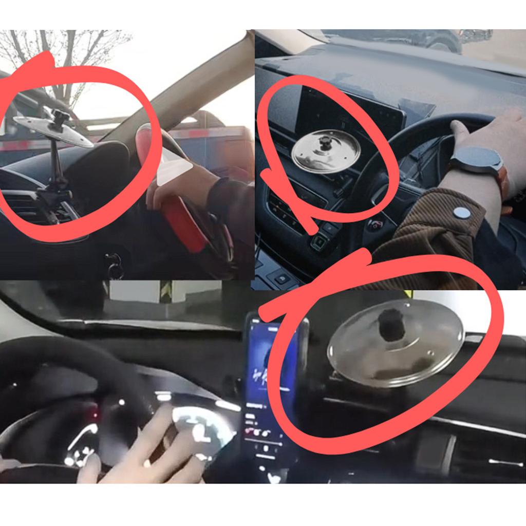 Car Crash Cymbal Air Vent Outlet Drum Cymbal for Most Vehicles Universal Car Crash Music Cymbal Auto Interior Accessory