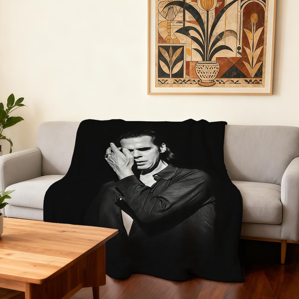 Band N-Nick C-Cave and the Bad S-Seeds Blanket Super Warm Comfortable Plush Throw Blanket Child Home Sofa Bedroom Gift 30x40in