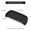 Smabee Left Drive for Geely EX2 2024-2026 Silicone Behind Screen Storage Tray Dashboard Organizer Car Interior Accessories Black