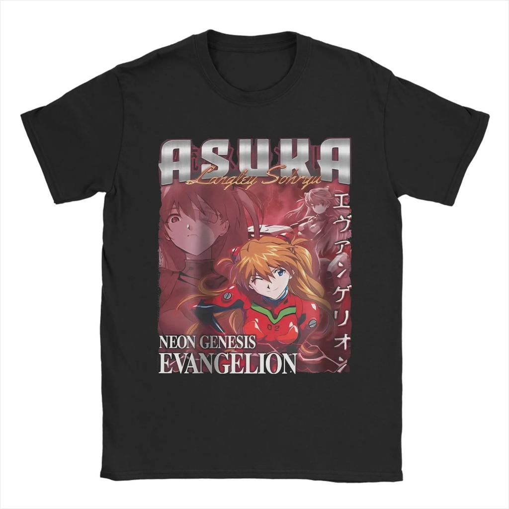 Neon Genesis Evangelion Einheit-01 Episode 1 "Engel-Angriff" Manga-Stil Lila Druck Übergroßes Schwarzes T-Shirt | Klassisches Mecha Anime Fan Merch Tee