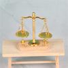 Educational Miniature Scale Toy for 1/12 Scale Doll House Antique Balance Scale Model Figure for Kids Pretend Play Game