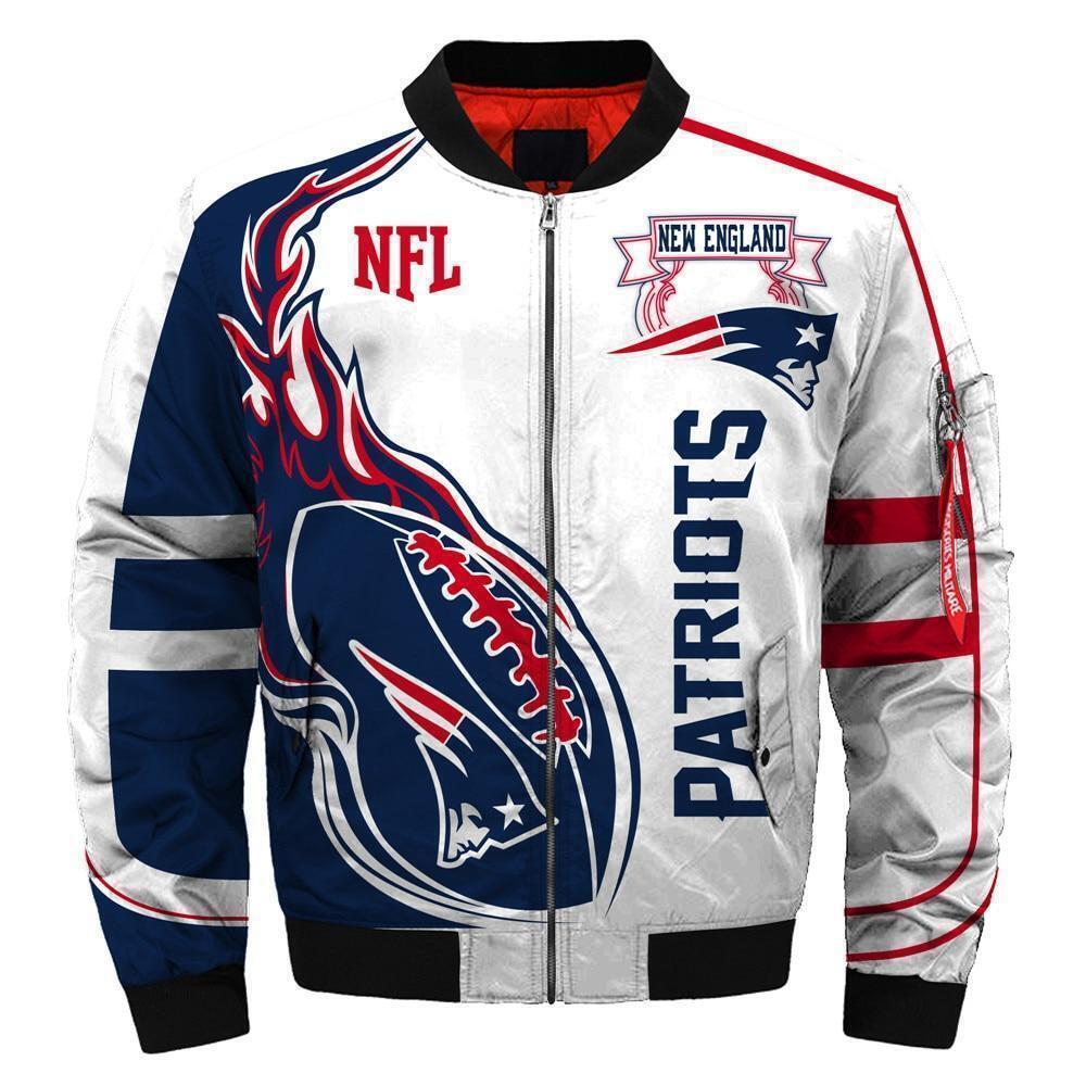 Herren NFL Falcons Team 3D-Druck Reißverschlussjacke