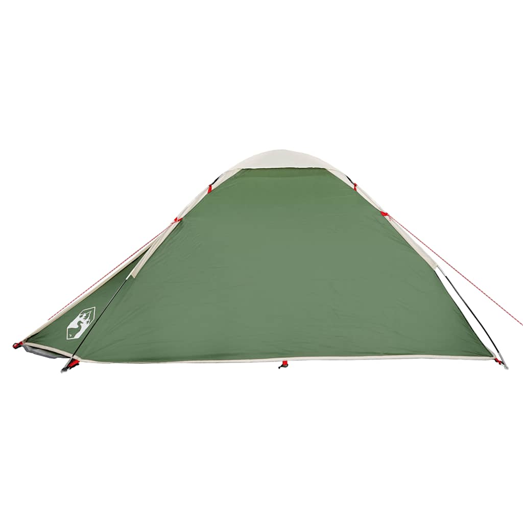 Dome Camping Tent for 2 Persons Green Waterproof