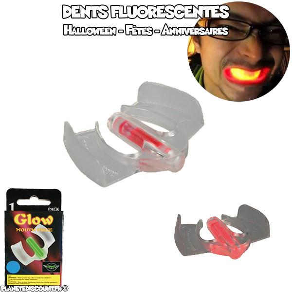 

Флуоресцентные зубы к празднику