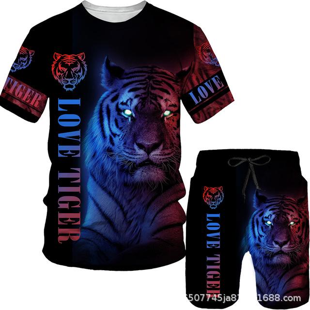 Liger Series 3D Printing Men's Casual Suit 2023 Summer New Adult Suit Spot Wholesale