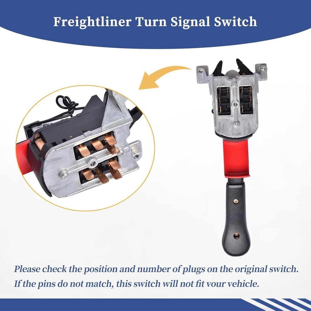 Replacement Freightliner Turn Signal Switch, Multifunction Switch A06-44025-000 Compatible with Century Columbia MT Series, Replace 57746002 S20022,