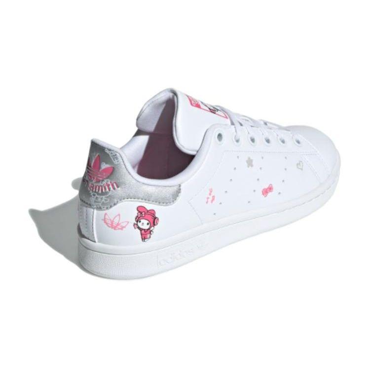 adidas Hello Kitty x Stan Smith J Melody Kids Sneakers White Cloud-White Core-Black IG8407