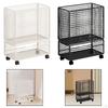 Rolling Yoga Mat Storage Rack Home Gym Equipment Holder for Indoor Outdoor