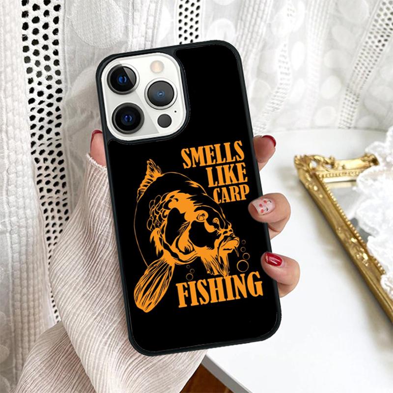 Carp Fishing Fish Phone Case Cover For iPhone 17 Air 16 15 14 Plus for Apple 16 11 12 13 Pro Max Coque