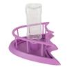 Automatic Reptile Water Feeder Safe Purple Fence Reptile Water Drinker Dispenser with Bottle for   Reptile Supplies
