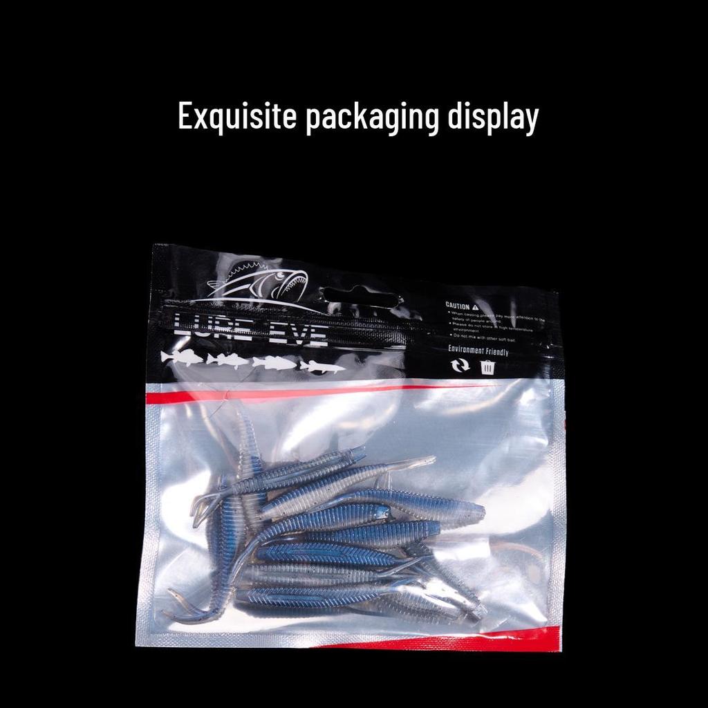 Soft Bait Tail Cutter: Fork Tail, Lead Head Hook, Worm & Maggot Crankbait for Mandarin Fish, Bass, Asp.